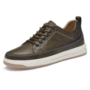 Raphael - 7cm (2.7") – Men's Elevator Shoes (Height Increasing, Hidden Lift) – Khaki