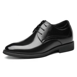 Vanguard - 8cm (3") – Men's Elevator Shoes (Height Increasing, Hidden Lift) – Black