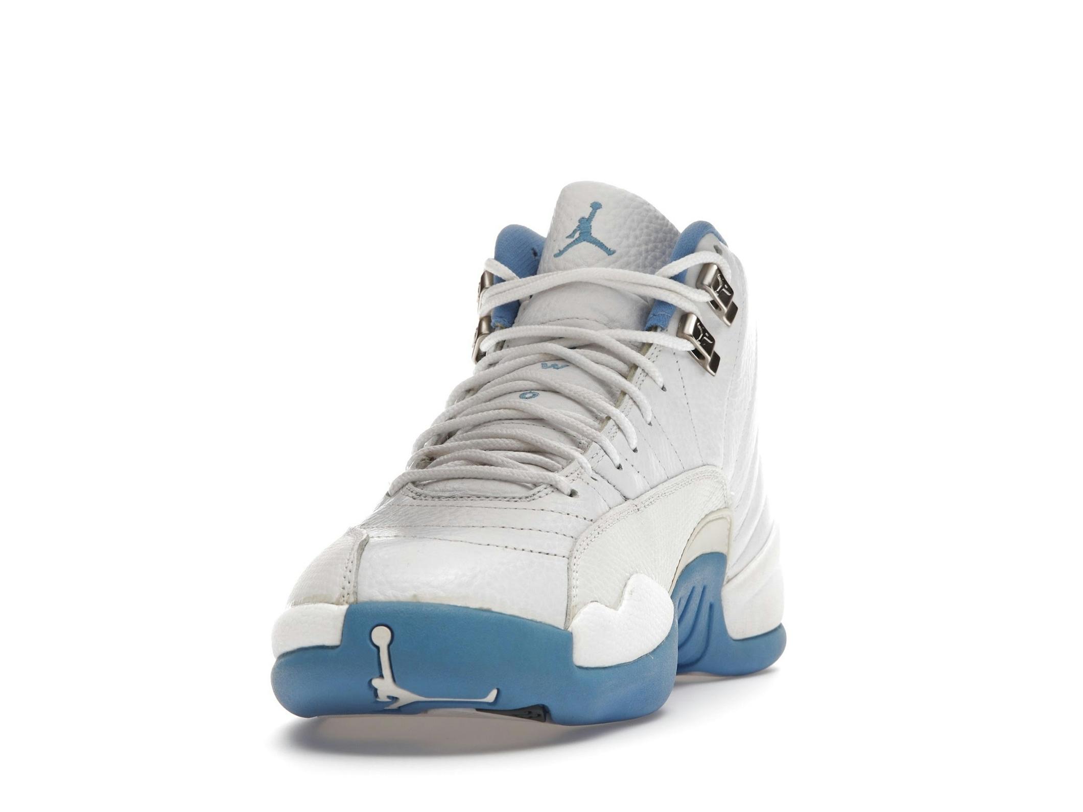 Jordan 12 Retro Melo White University Blue Mens Sneakers 136001-142 - Image 4