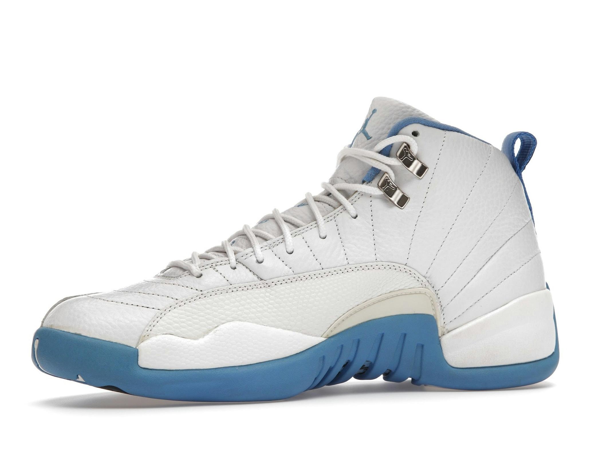 Jordan 12 Retro Melo White University Blue Mens Sneakers 136001-142 - Image 5