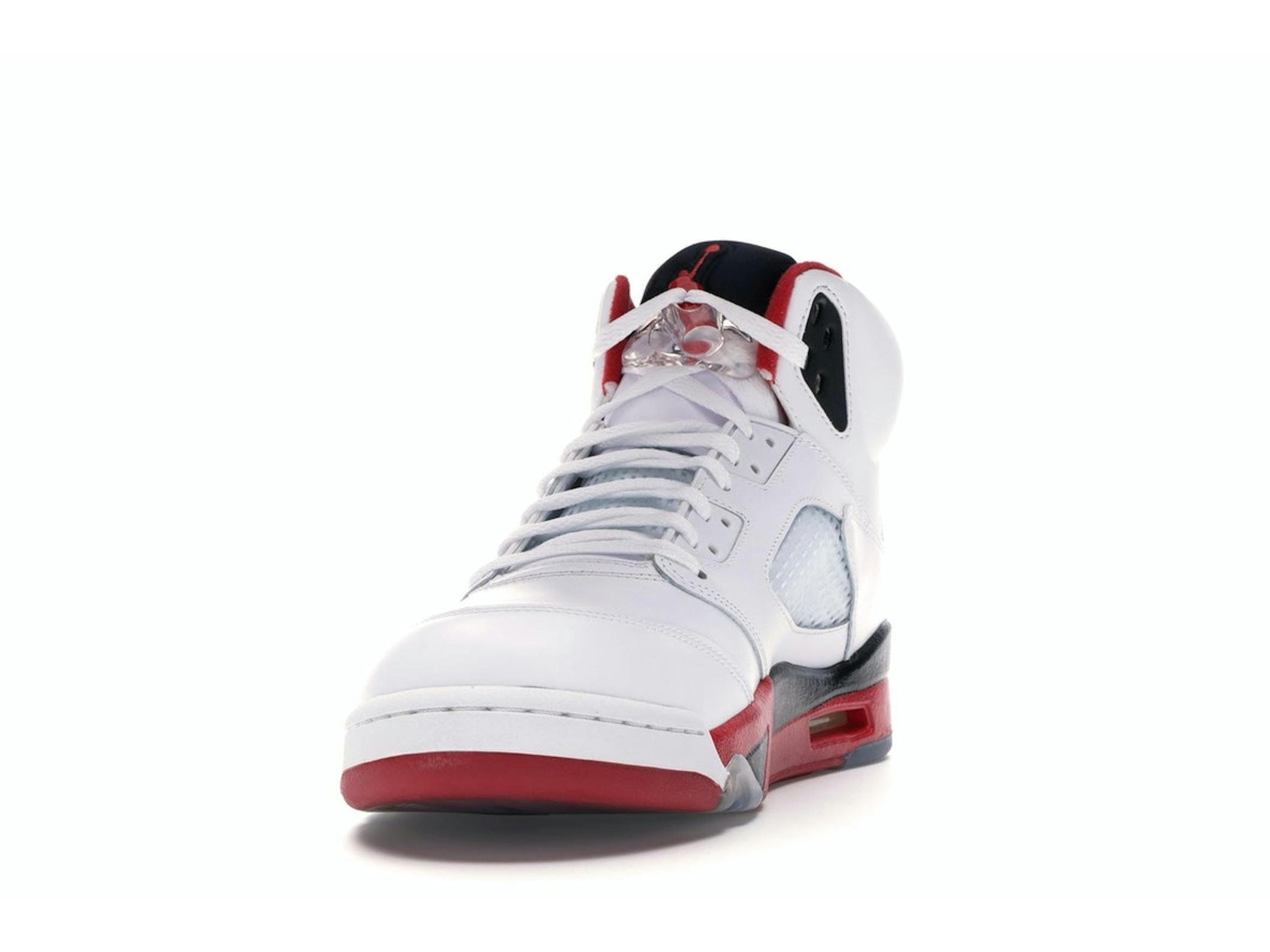 Jordan 5 Retro Fire Red Black Tongue (2013) 136027-120 - Image 4