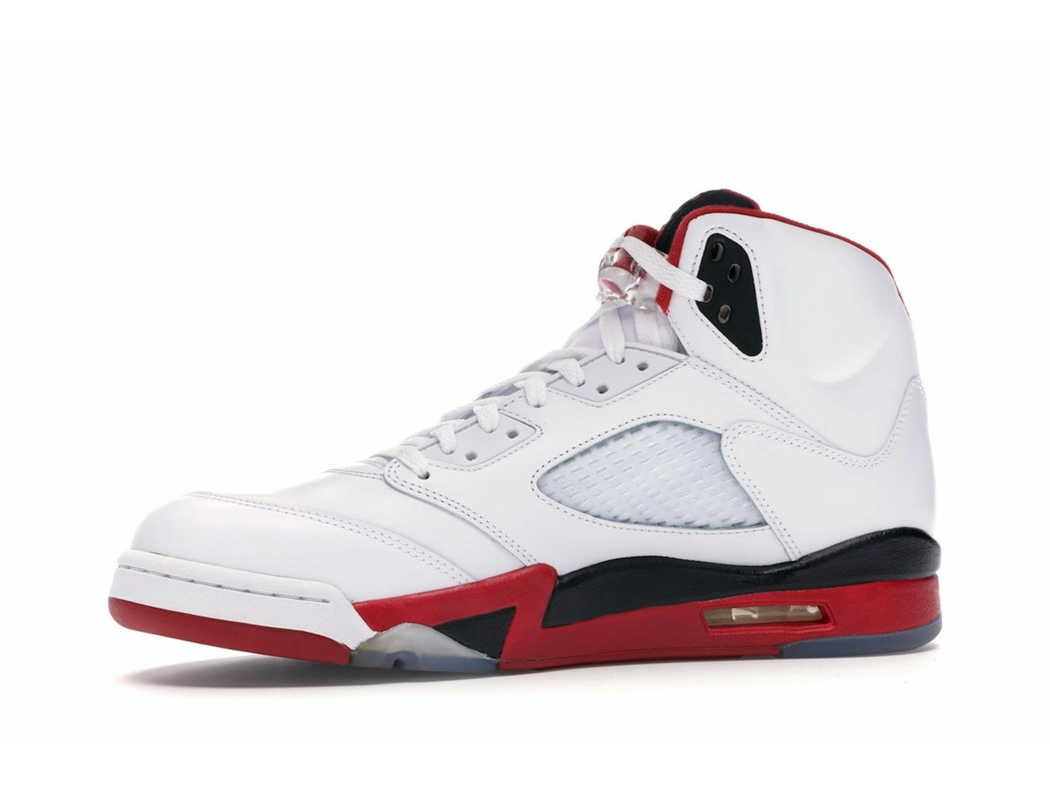 Jordan 5 Retro Fire Red Black Tongue (2013) 136027-120 - Image 5