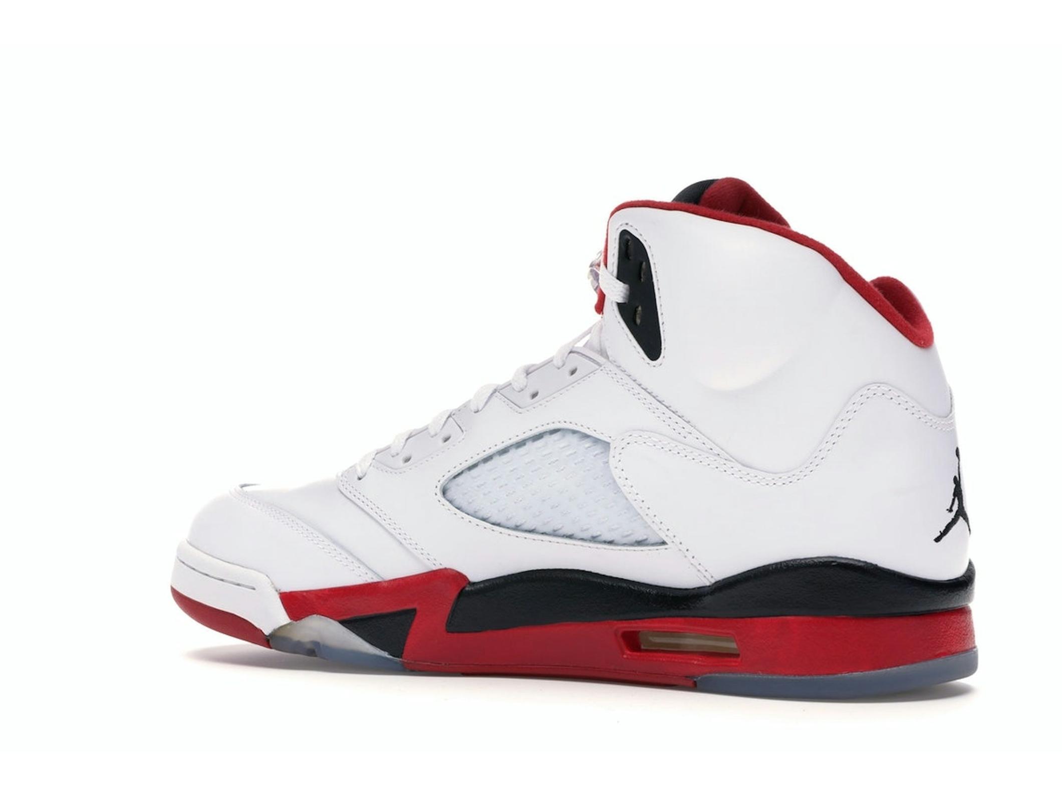 Jordan 5 Retro Fire Red Black Tongue (2013) 136027-120 - Image 6