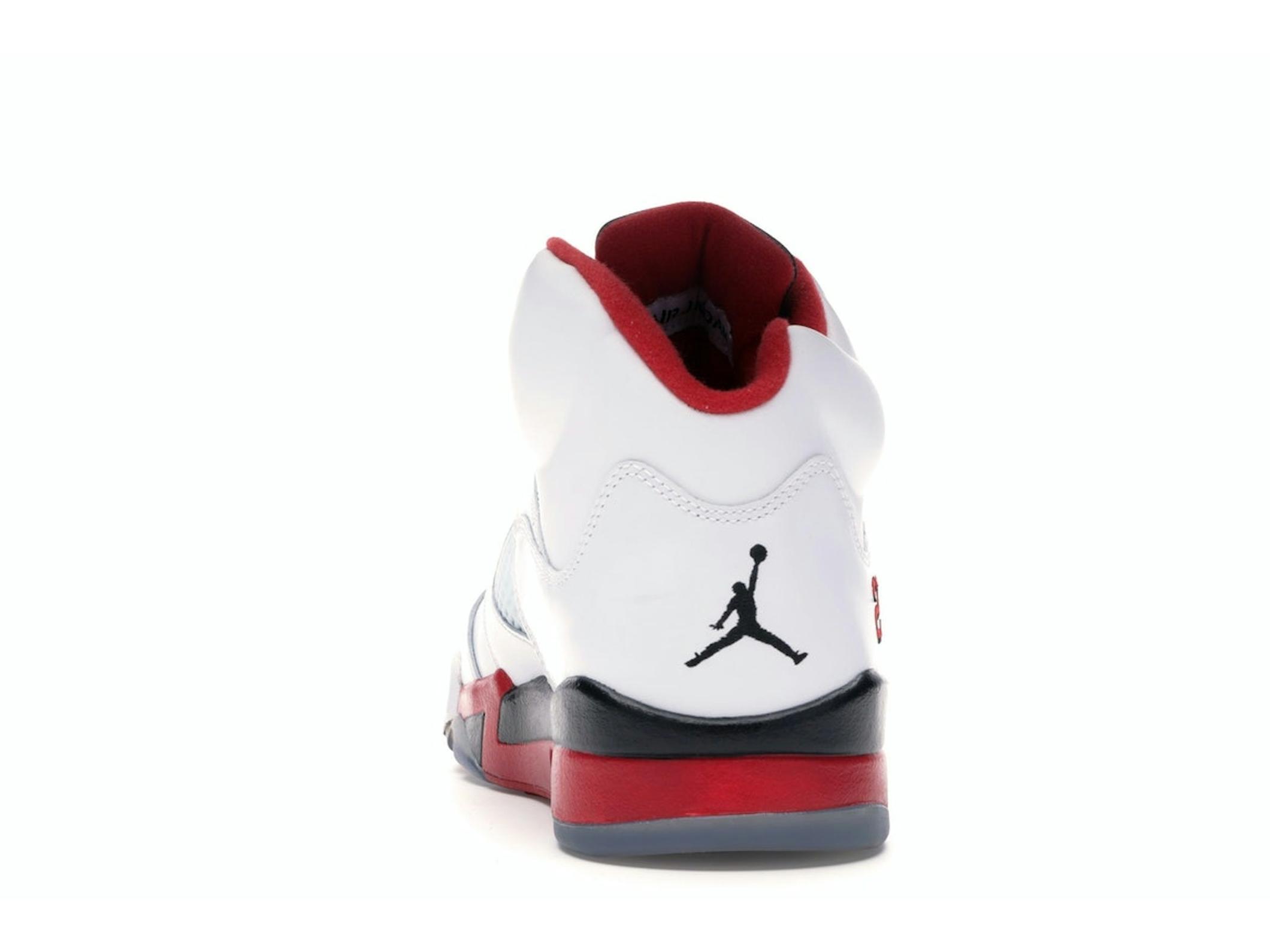 Jordan 5 Retro Fire Red Black Tongue (2013) 136027-120 - Image 7