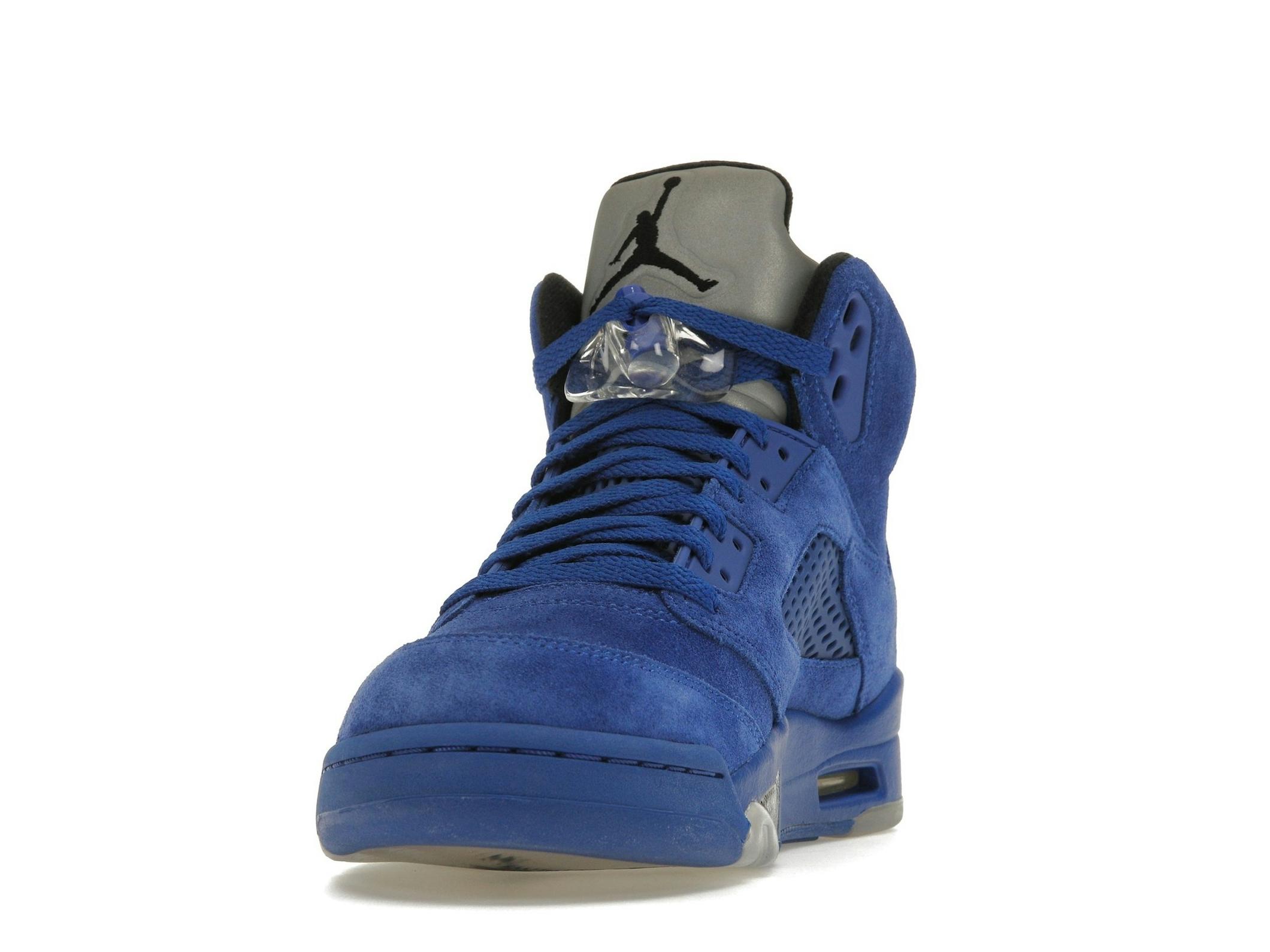 Jordan 5 Retro Blue Suede Game Royal 136027-401 - Image 4