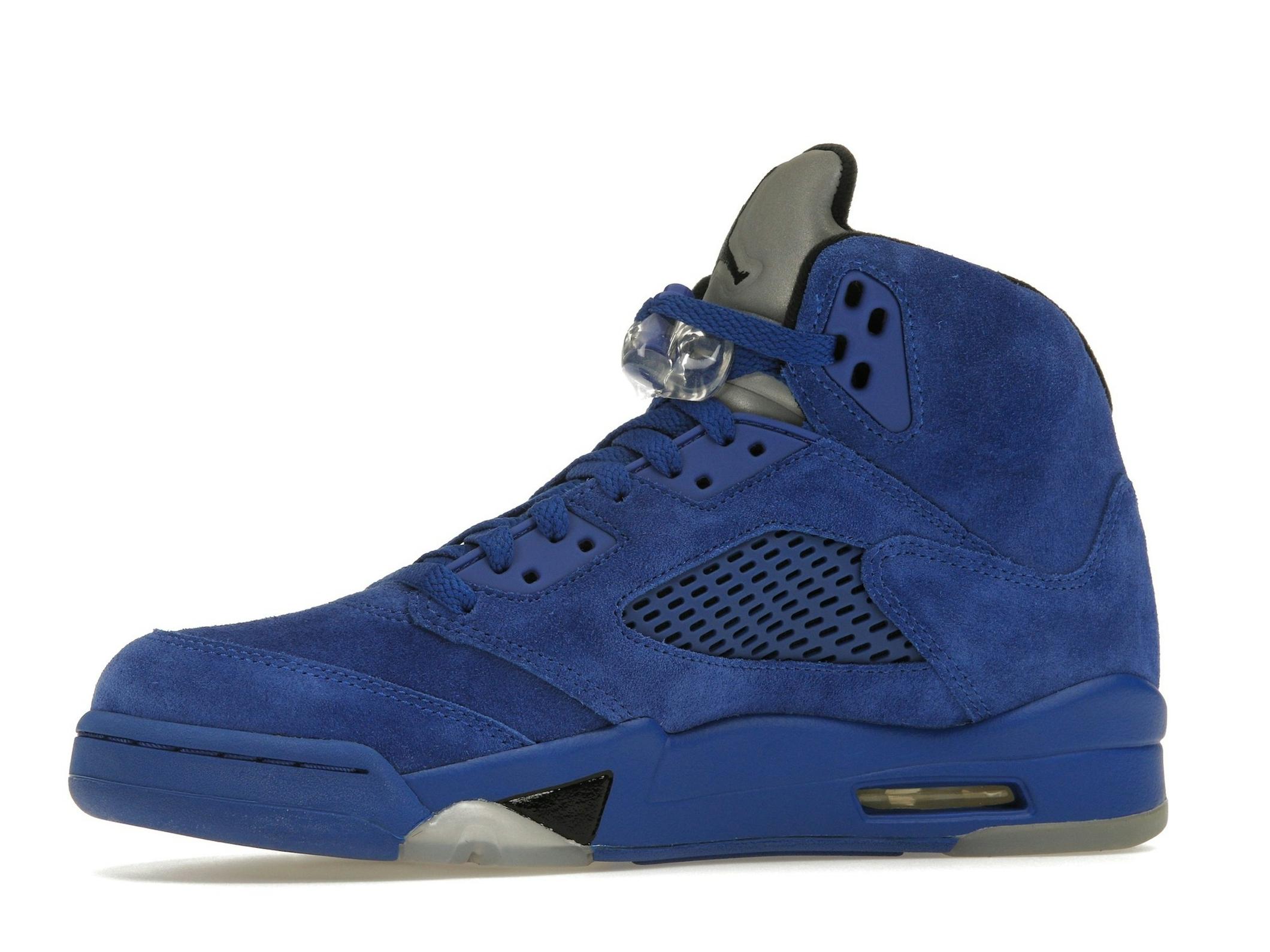 Jordan 5 Retro Blue Suede Game Royal 136027-401 - Image 5