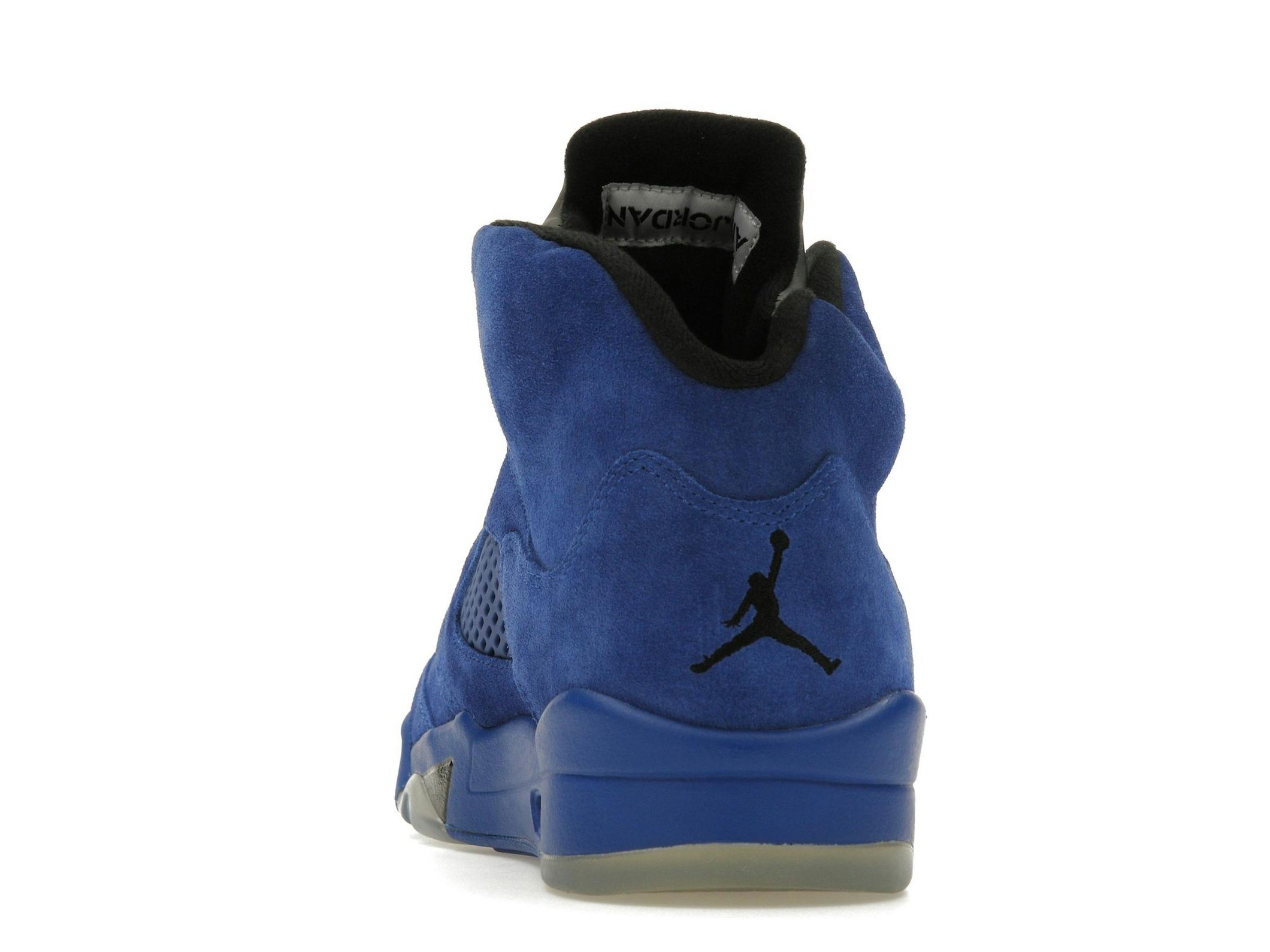 Jordan 5 Retro Blue Suede Game Royal 136027-401 - Image 7