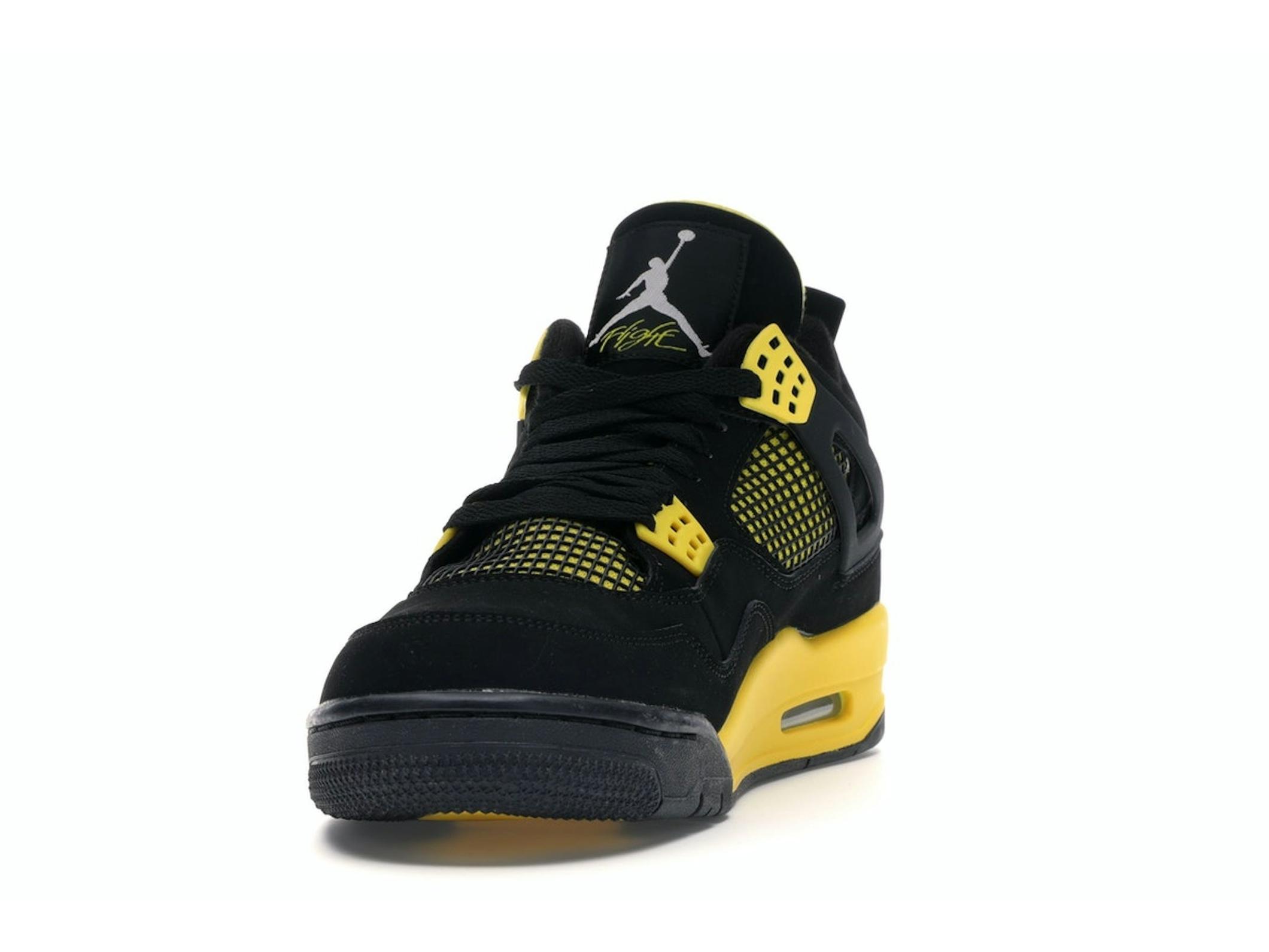 Jordan 4 Retro Thunder (2012) Black Tour Yellow 308497-008 - Image 4