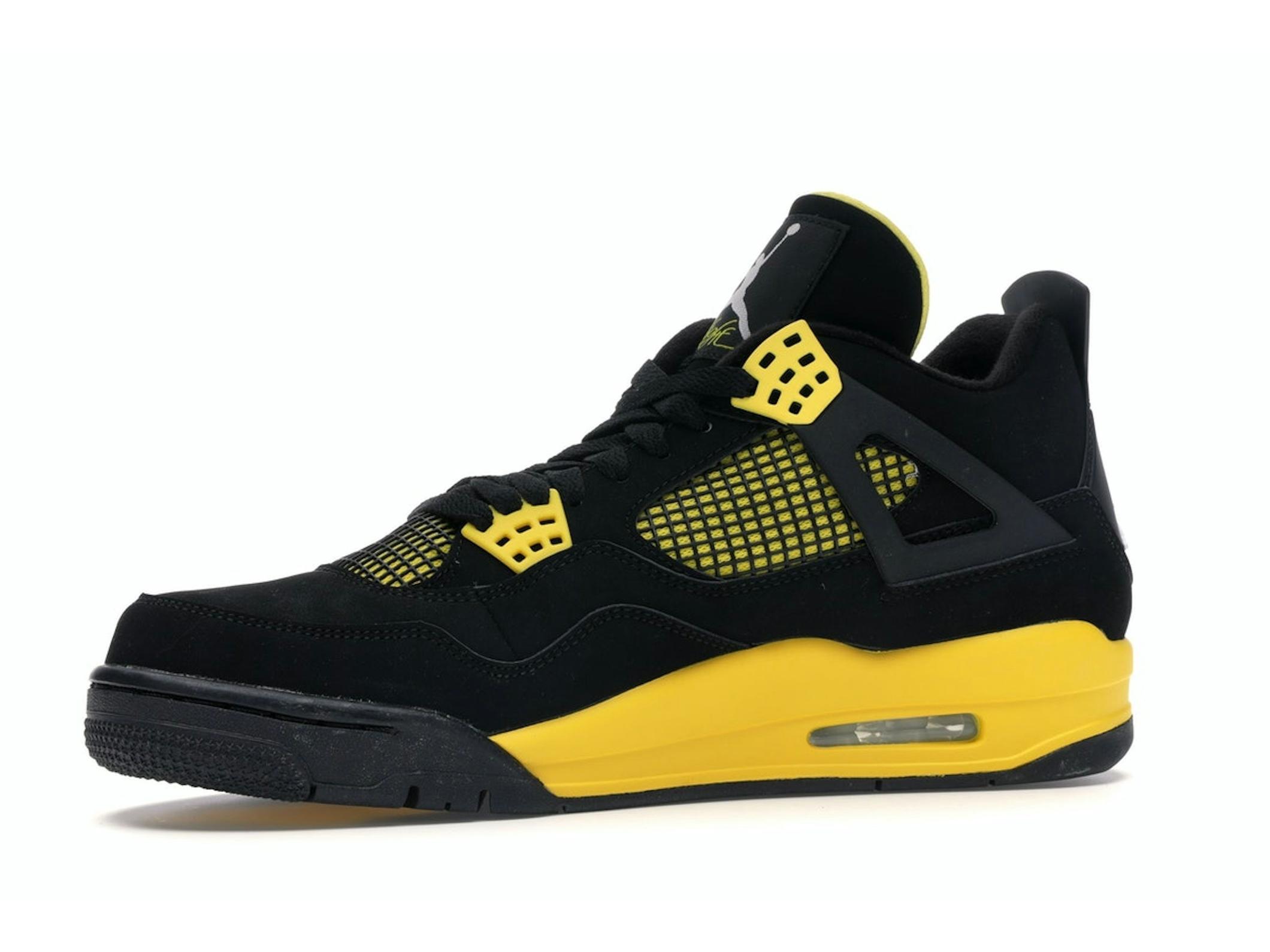 Jordan 4 Retro Thunder (2012) Black Tour Yellow 308497-008 - Image 5