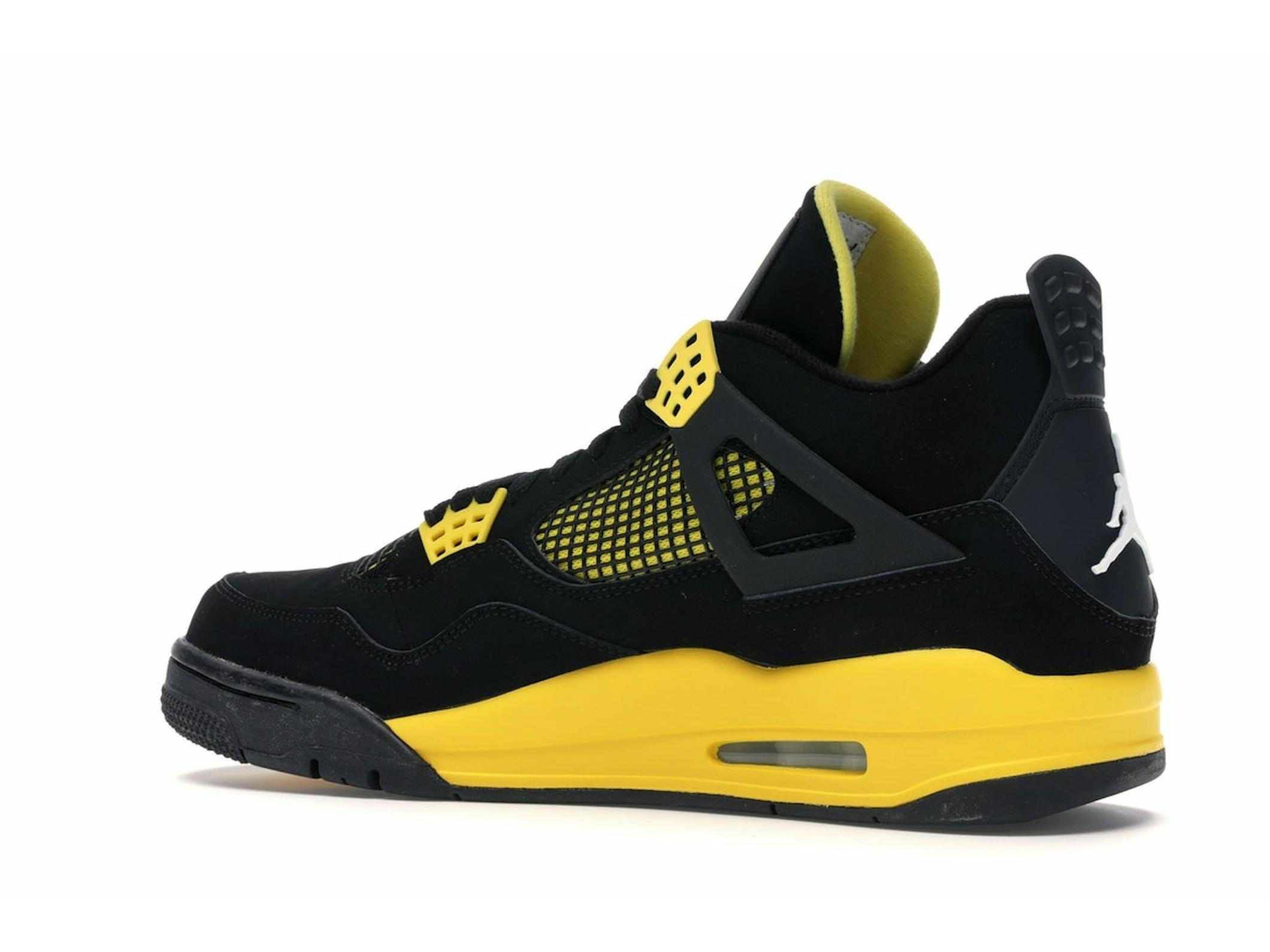 Jordan 4 Retro Thunder (2012) Black Tour Yellow 308497-008 - Image 6