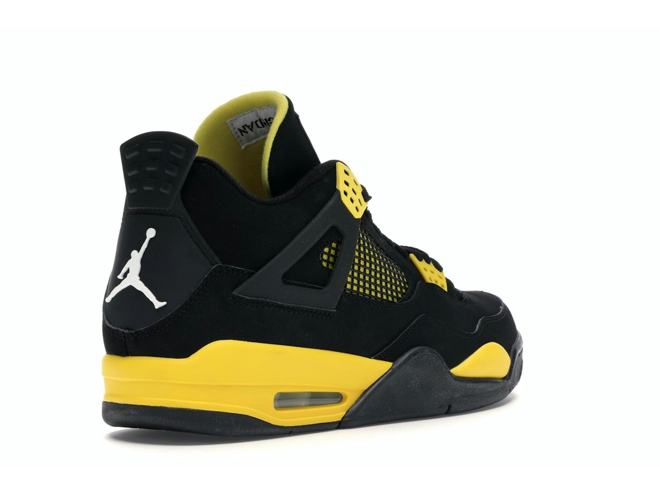 Jordan 4 Retro Thunder (2012) Black Tour Yellow 308497-008 - Image 8