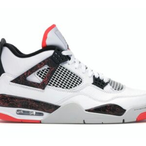 Jordan 4 Retro Flight Nostalgia White Black Crimson 308497-116