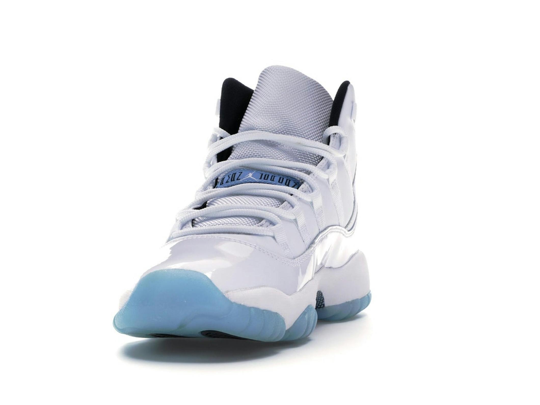 Jordan 11 Retro Legend Blue (2014) GS White Black - Image 4