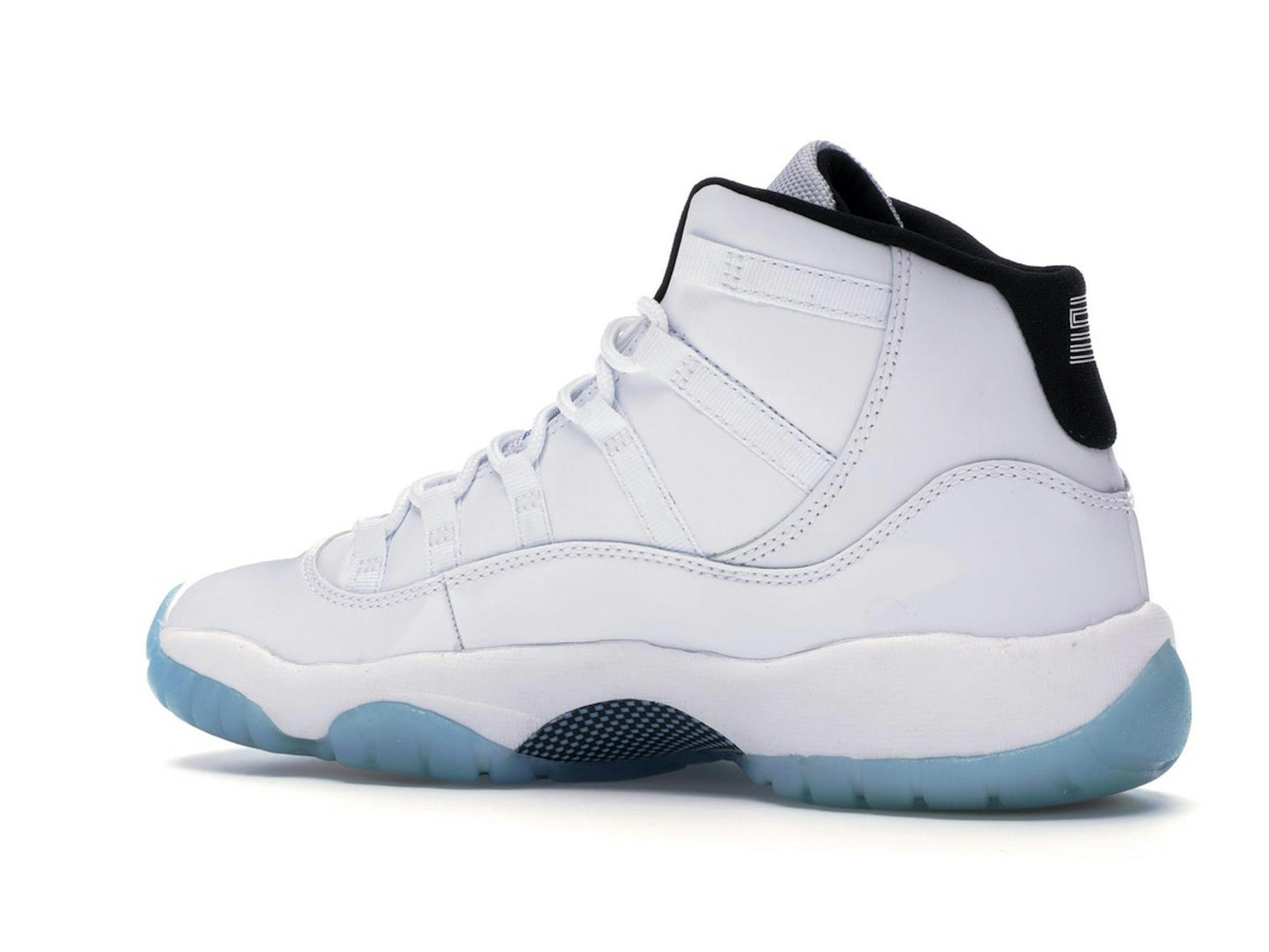 Jordan 11 Retro Legend Blue (2014) GS White Black - Image 6