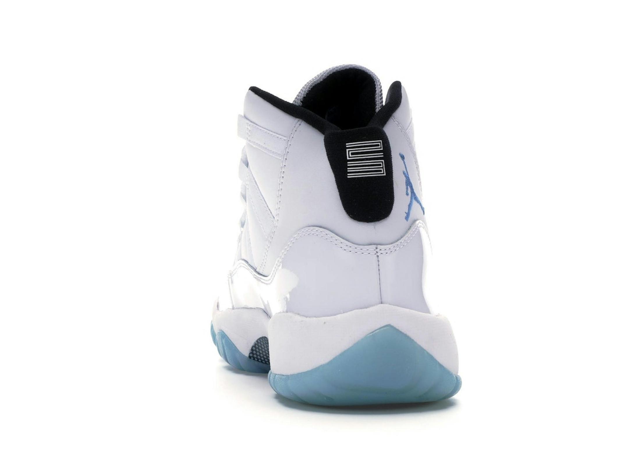 Jordan 11 Retro Legend Blue (2014) GS White Black - Image 7
