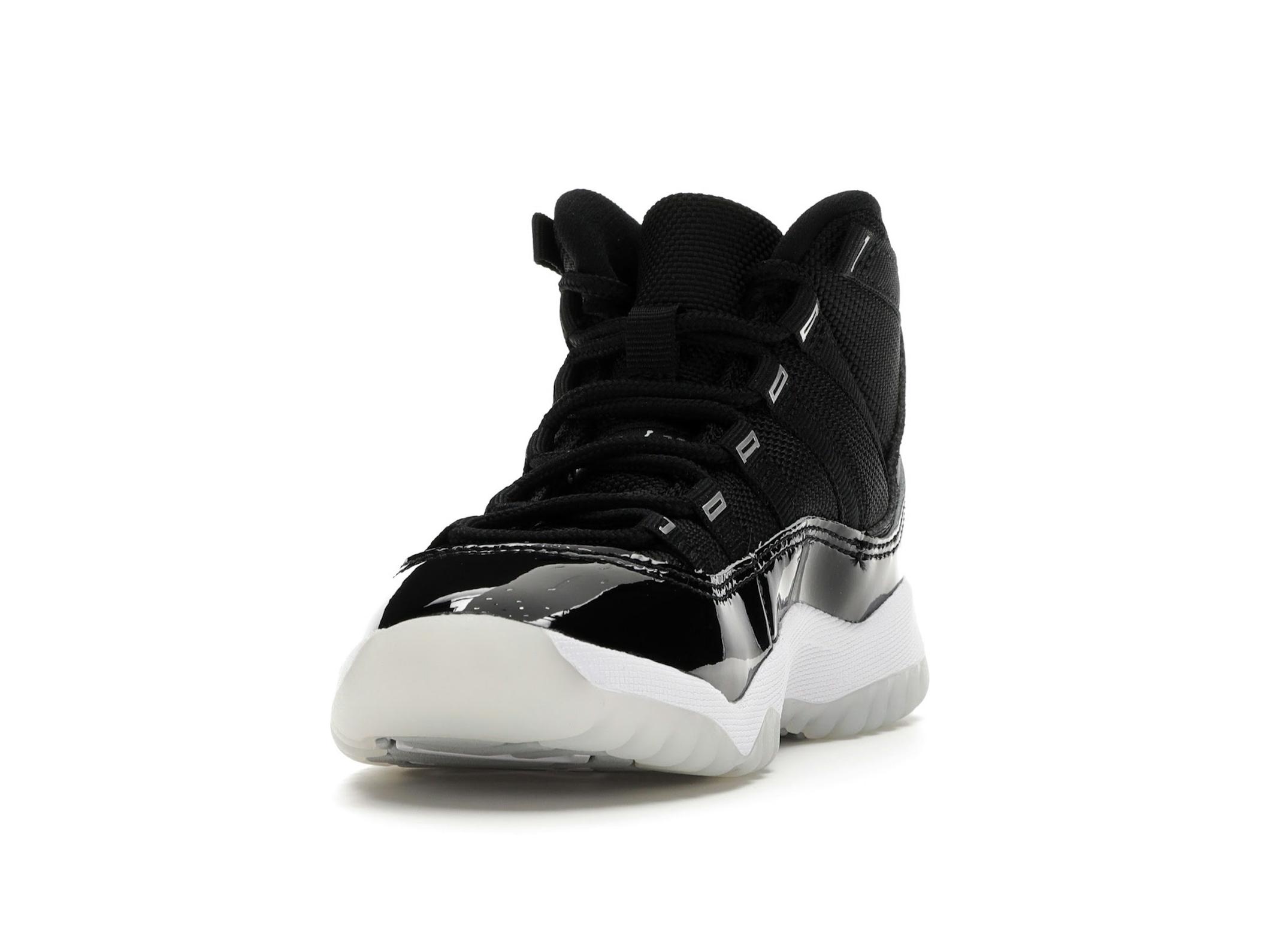 Jordan 11 Retro Jubilee PS Black White Preschool Sneaker 378039-011 - Image 4