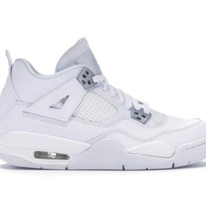 Jordan 4 Retro Pure Money (2017) GS White Silver 408452-100