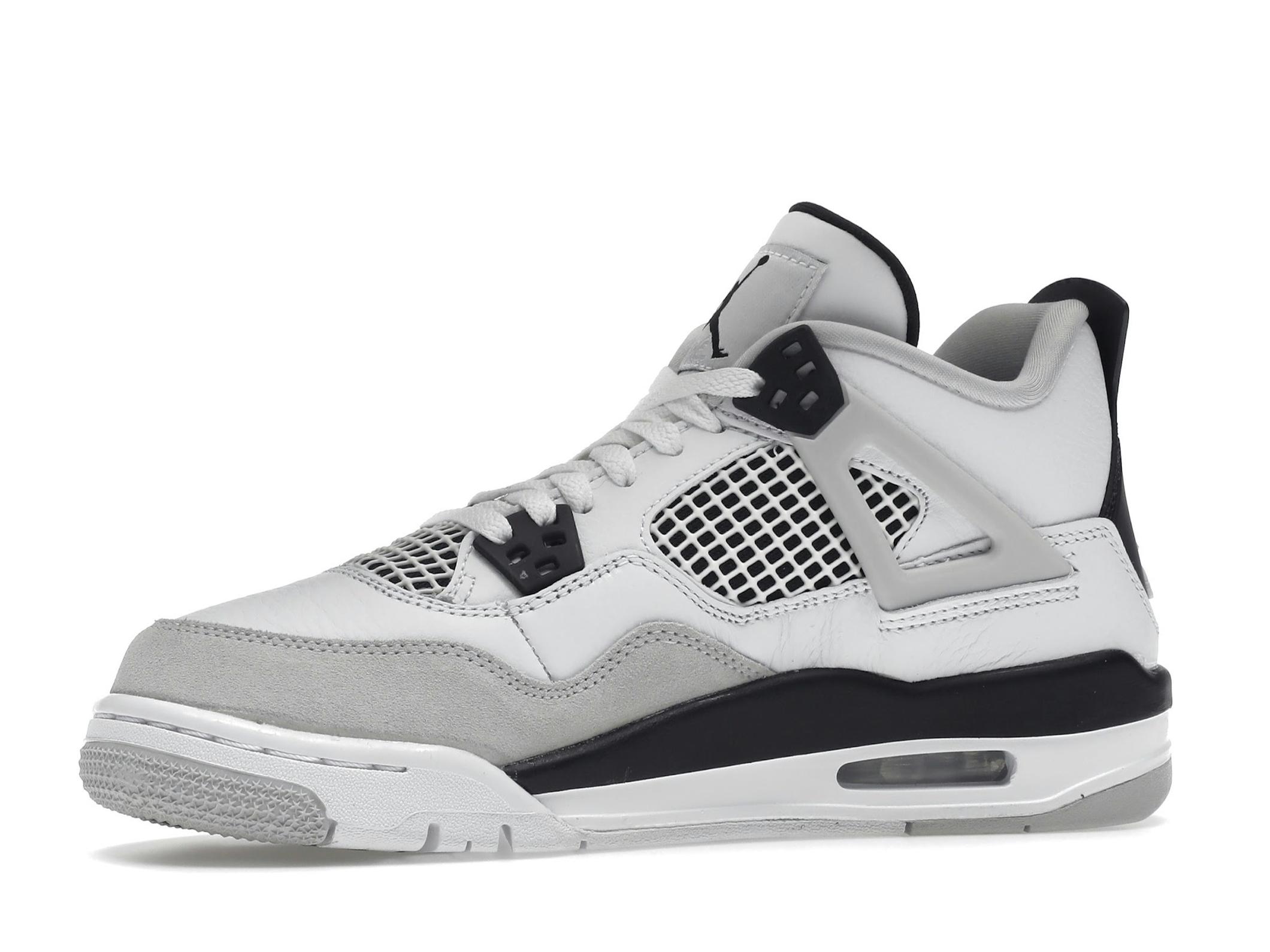 Jordan 4 Retro Military Black GS (Grade School) 408452-111 - Image 5