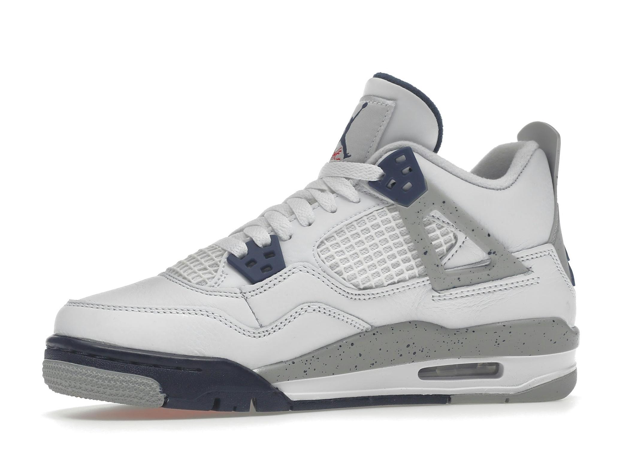 Jordan 4 Retro Midnight Navy GS (Grade School) 408452-140 - Image 5