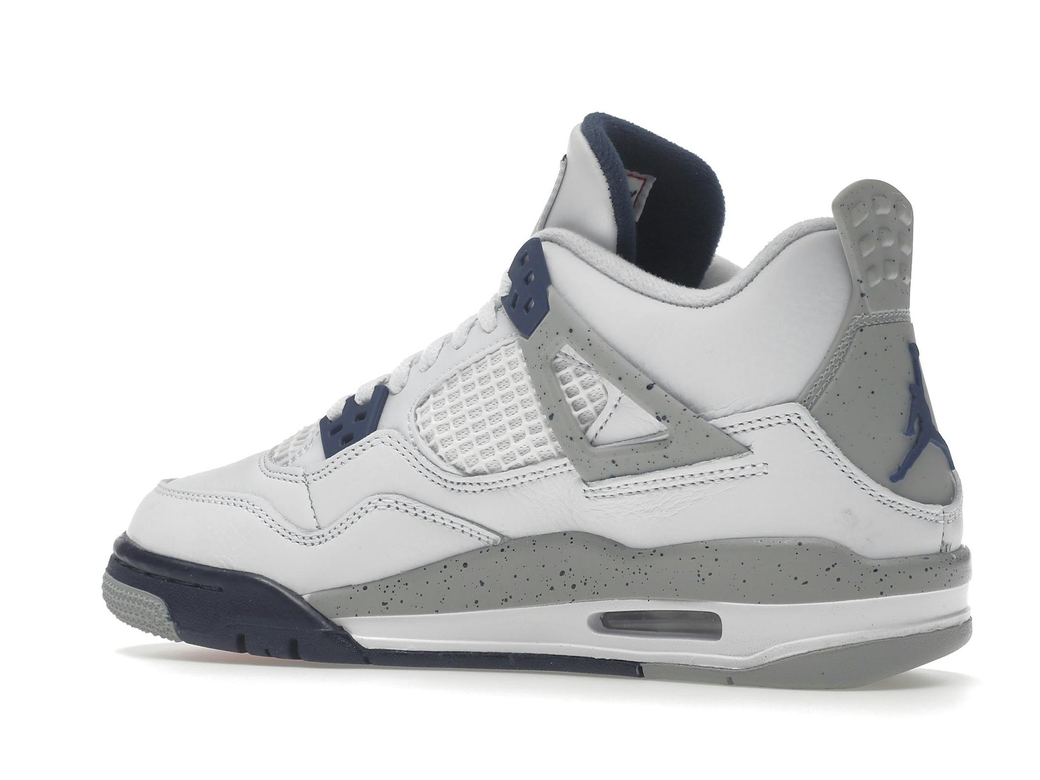 Jordan 4 Retro Midnight Navy GS (Grade School) 408452-140 - Image 6
