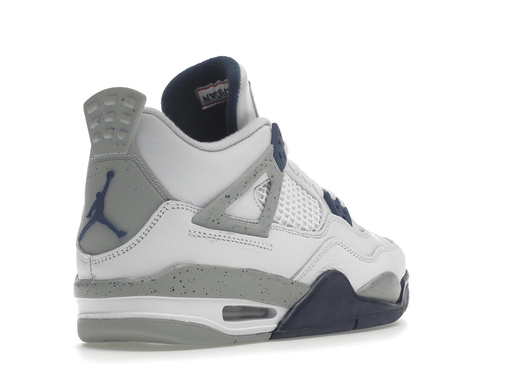 Jordan 4 Retro Midnight Navy GS (Grade School) 408452-140 - Image 8