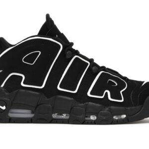 Air More Uptempo Black White 414962-002 Sneakers