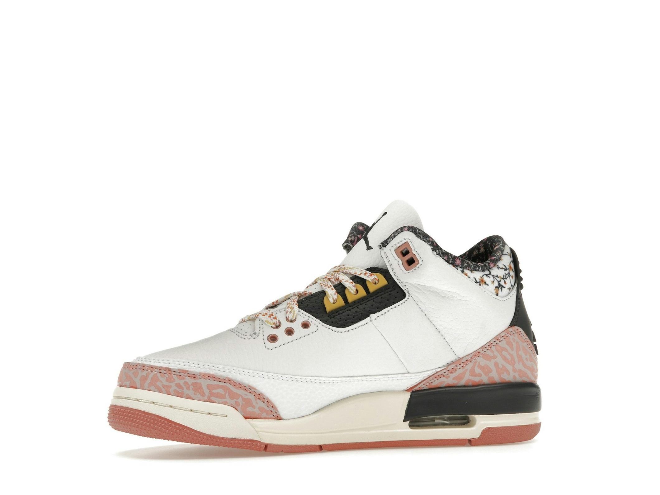 Jordan 3 Retro Vintage Floral GS Kids Sneaker 441140-100 - Image 5