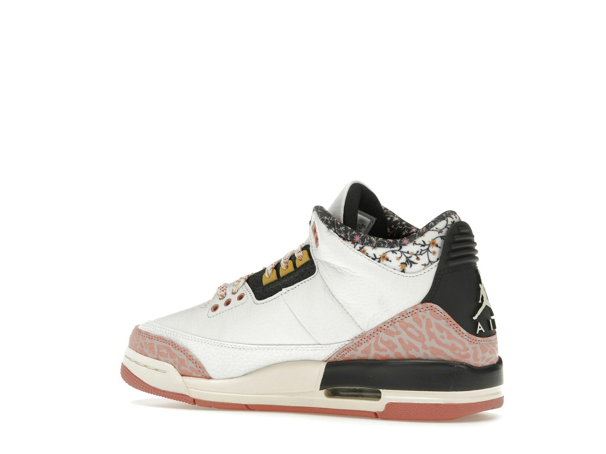 Jordan 3 Retro Vintage Floral GS Kids Sneaker 441140-100 - Image 6