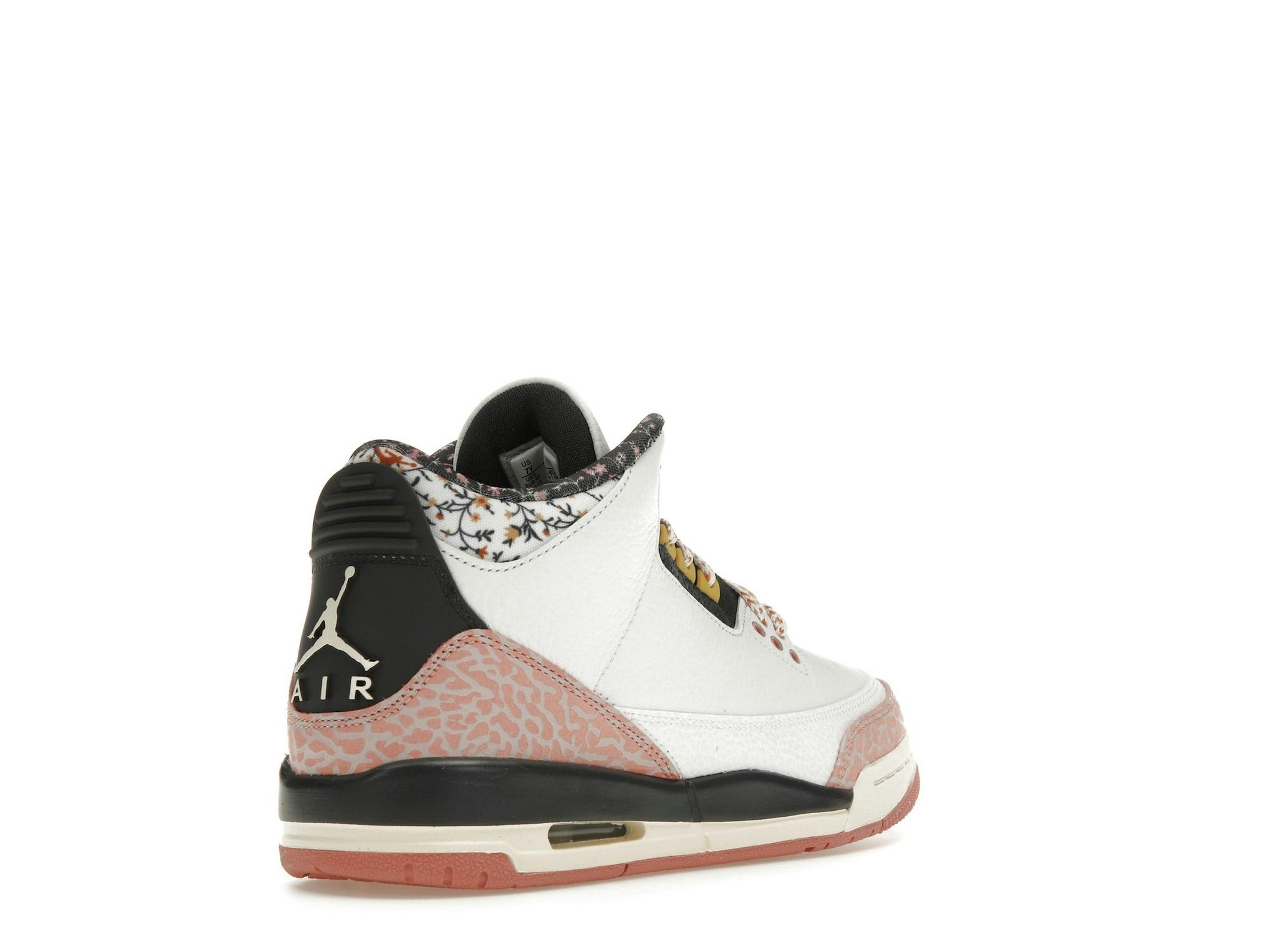Jordan 3 Retro Vintage Floral GS Kids Sneaker 441140-100 - Image 8