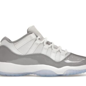 Jordan 11 Retro Low Cement Grey GS Kids Sneaker 528896-140
