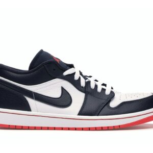 Jordan 1 Low Obsidian Ember Glow 553558-481 Sneakers