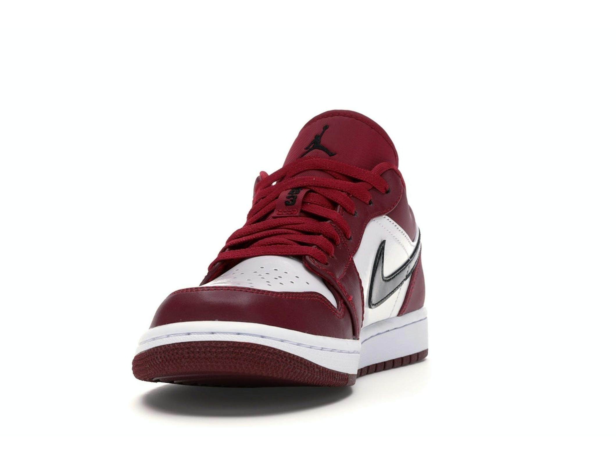 Jordan 1 Low Noble Red 553558-604 Sneakers - Image 4