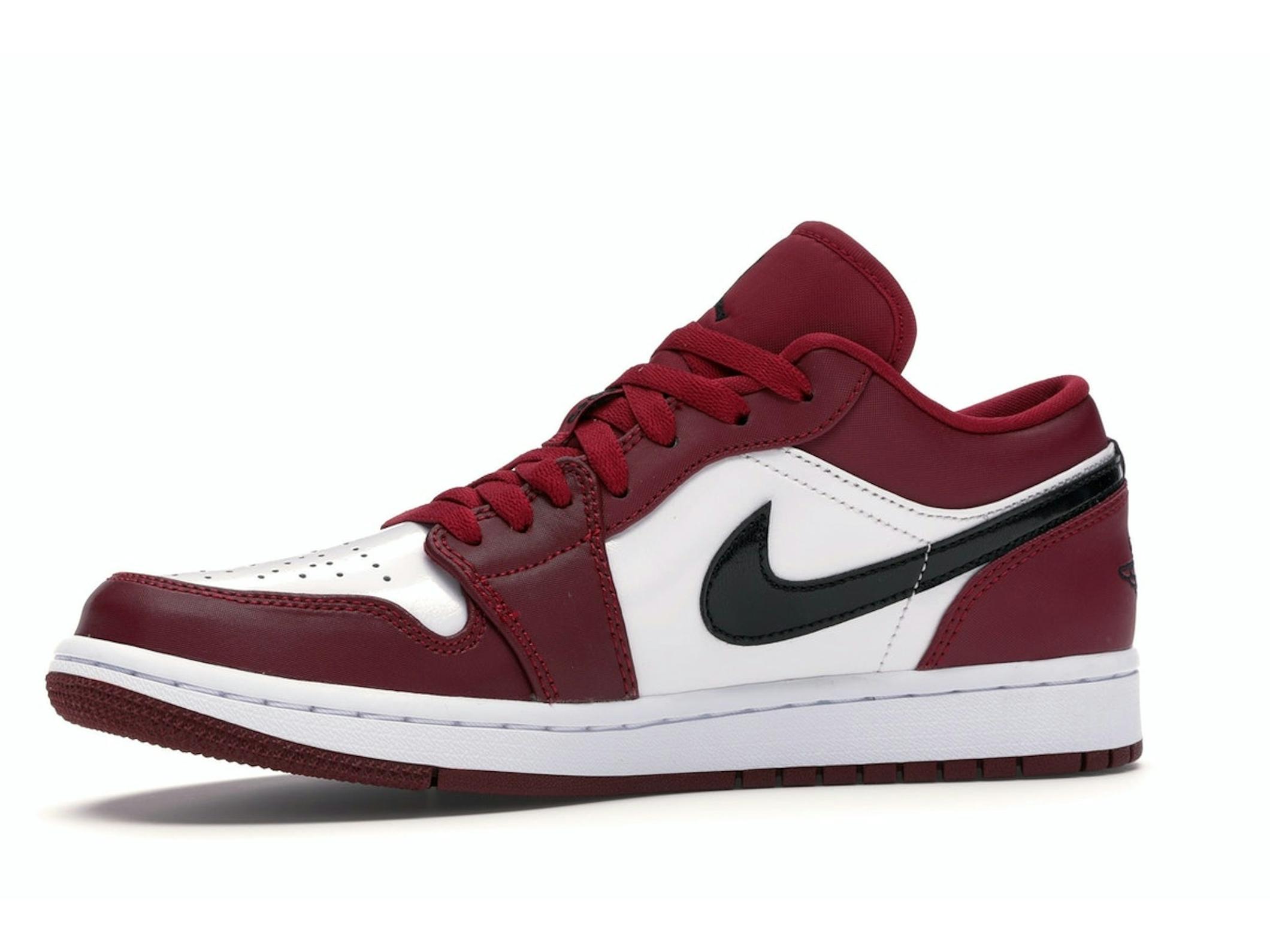 Jordan 1 Low Noble Red 553558-604 Sneakers - Image 5