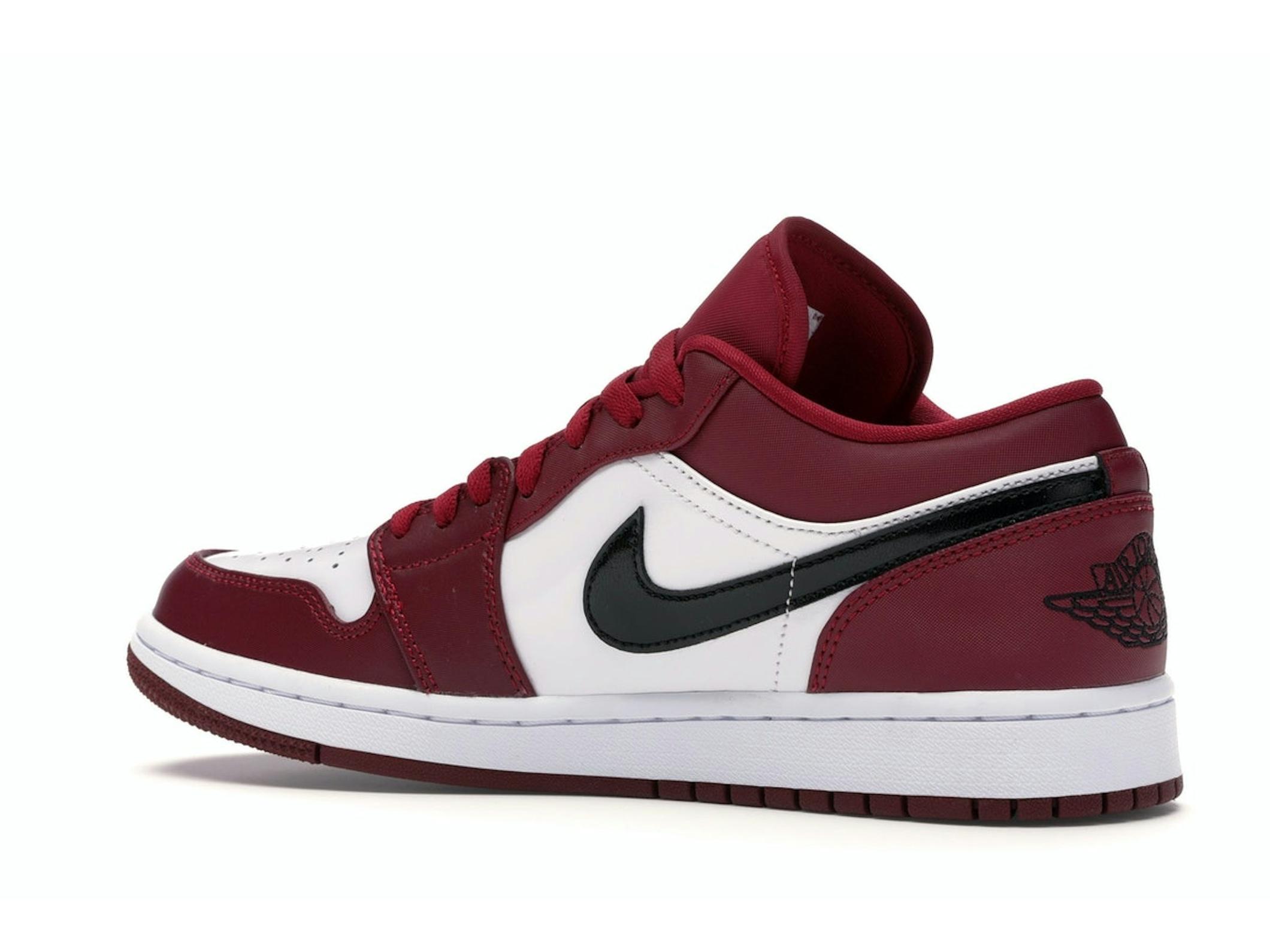 Jordan 1 Low Noble Red 553558-604 Sneakers - Image 6