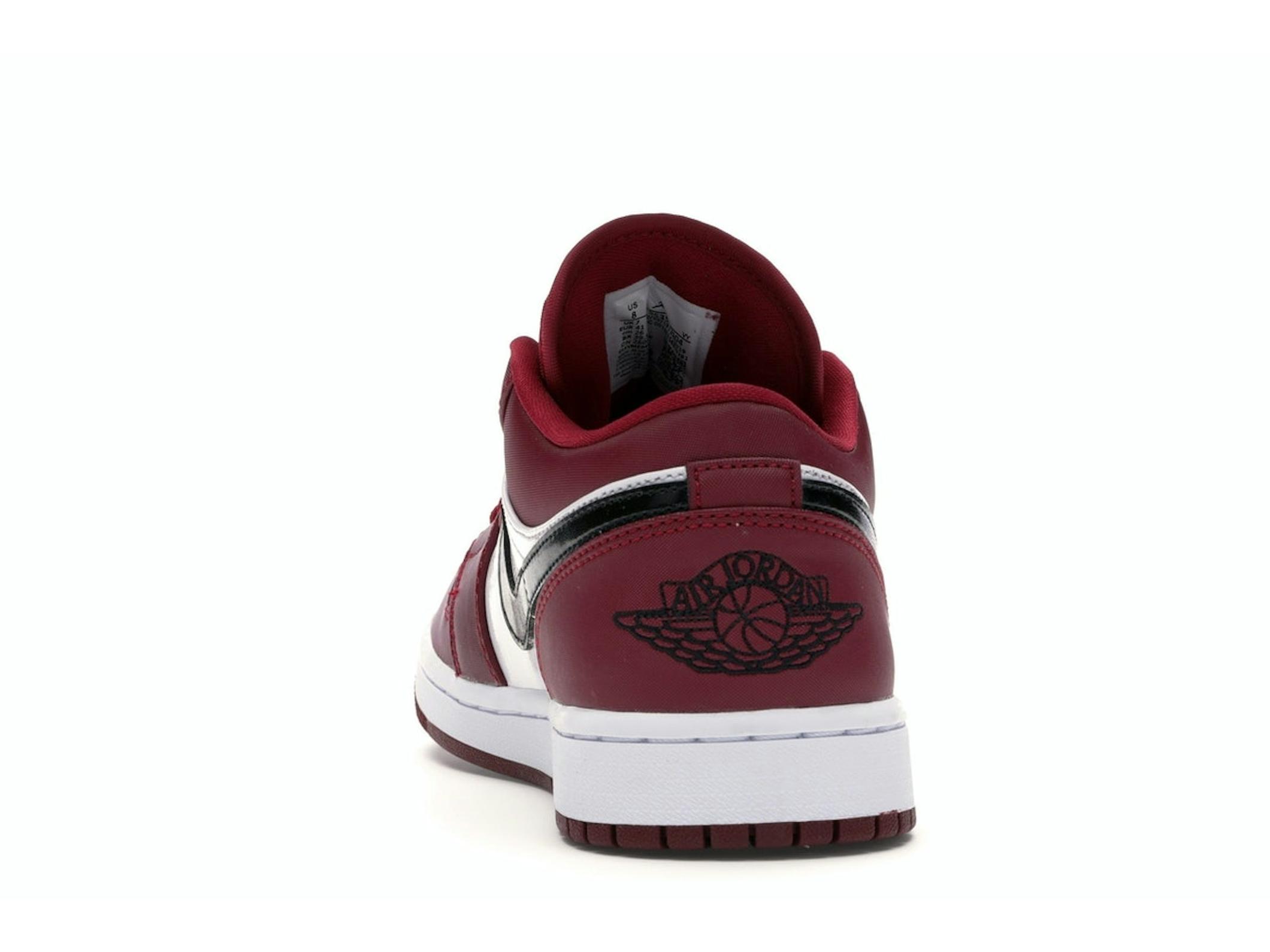 Jordan 1 Low Noble Red 553558-604 Sneakers - Image 7