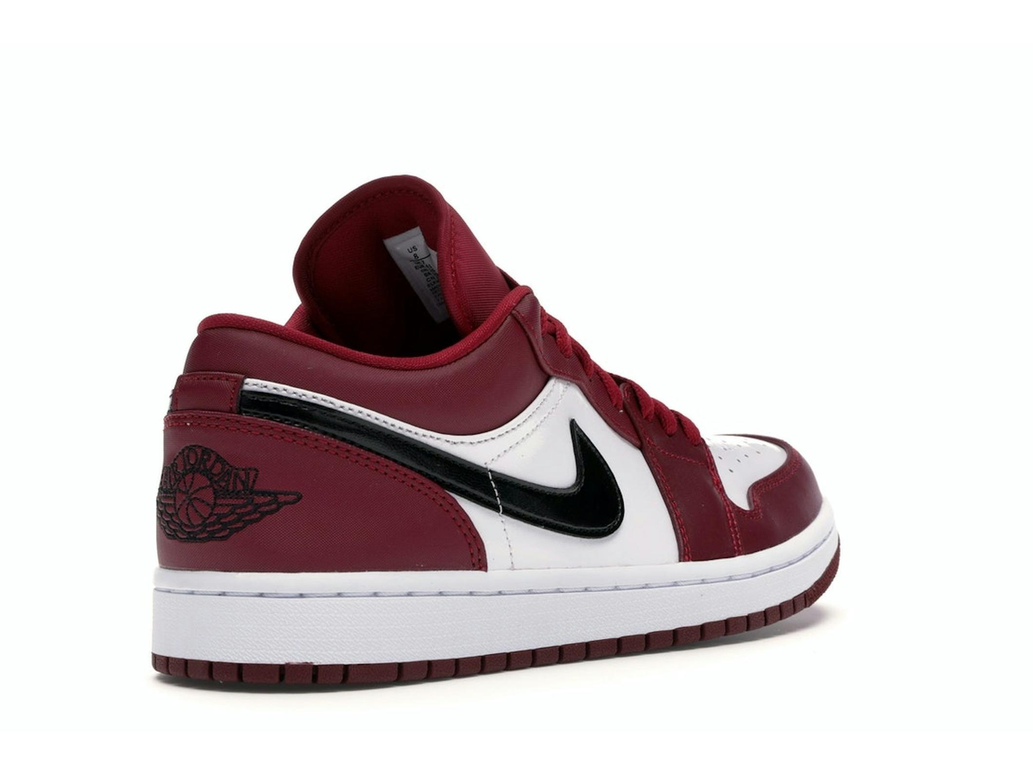 Jordan 1 Low Noble Red 553558-604 Sneakers - Image 8