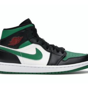 Jordan 1 Mid Green Toe Black Gym Red White Pine Green 554724-067
