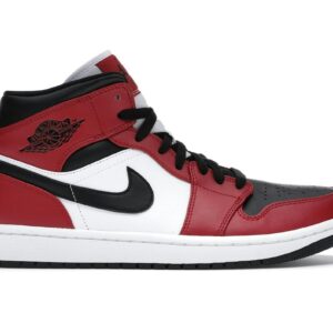 Jordan 1 Mid Chicago Toe Black Gym Red White 554724-069