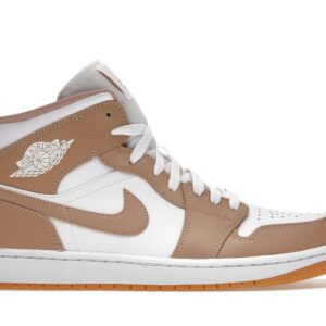 Jordan 1 Mid Tan Gum Sneakers 554724-271