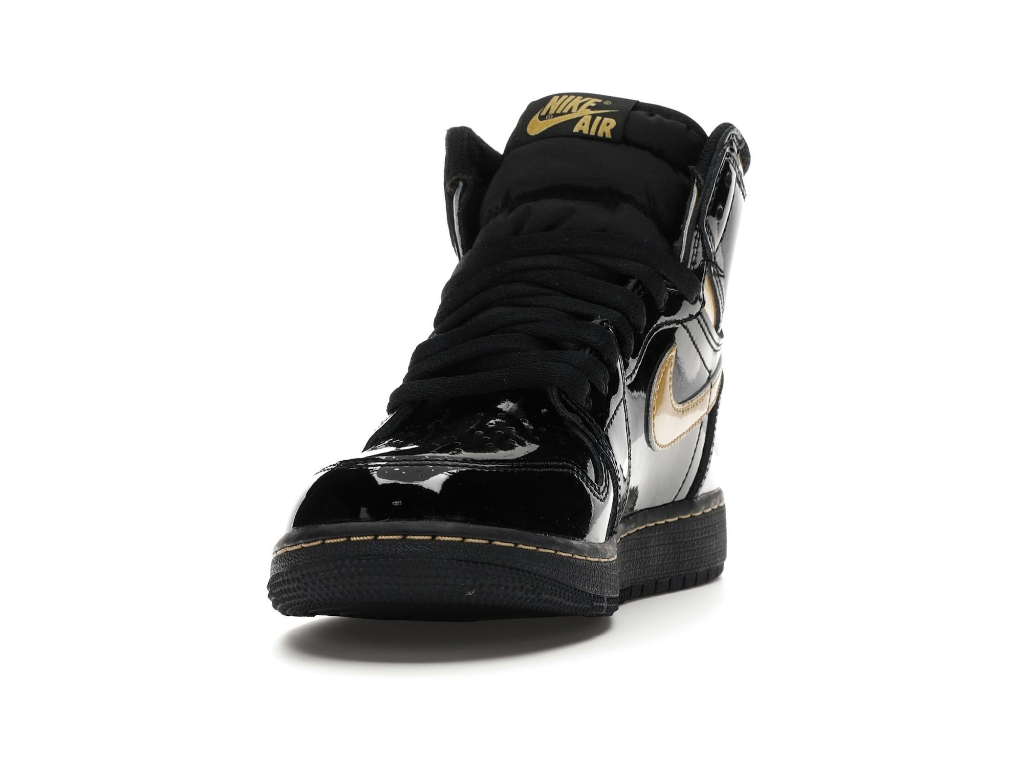Jordan 1 Retro High Black Metallic Gold (2020) GS – 575441-032 - Image 4