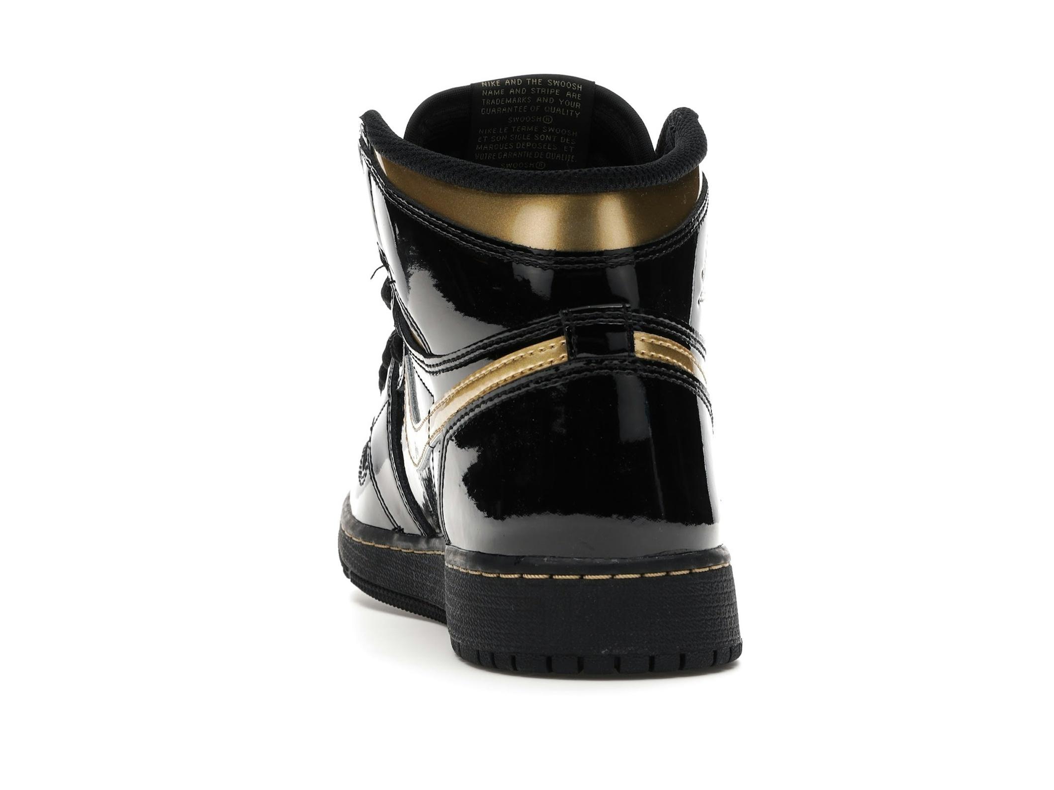 Jordan 1 Retro High Black Metallic Gold (2020) GS – 575441-032 - Image 7