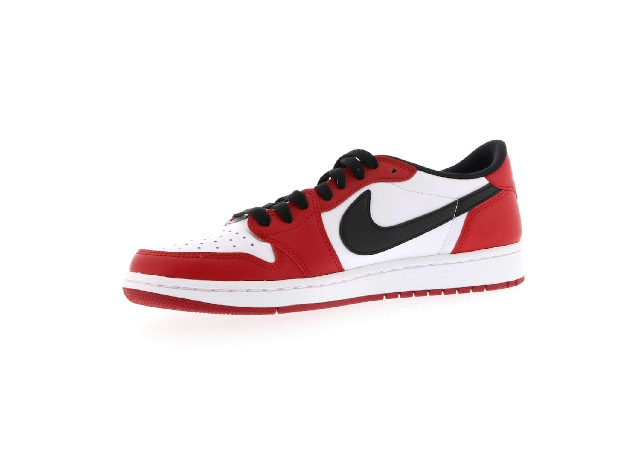 Jordan 1 Retro Low Chicago (2016) Red Black White 705329-600 - Image 4