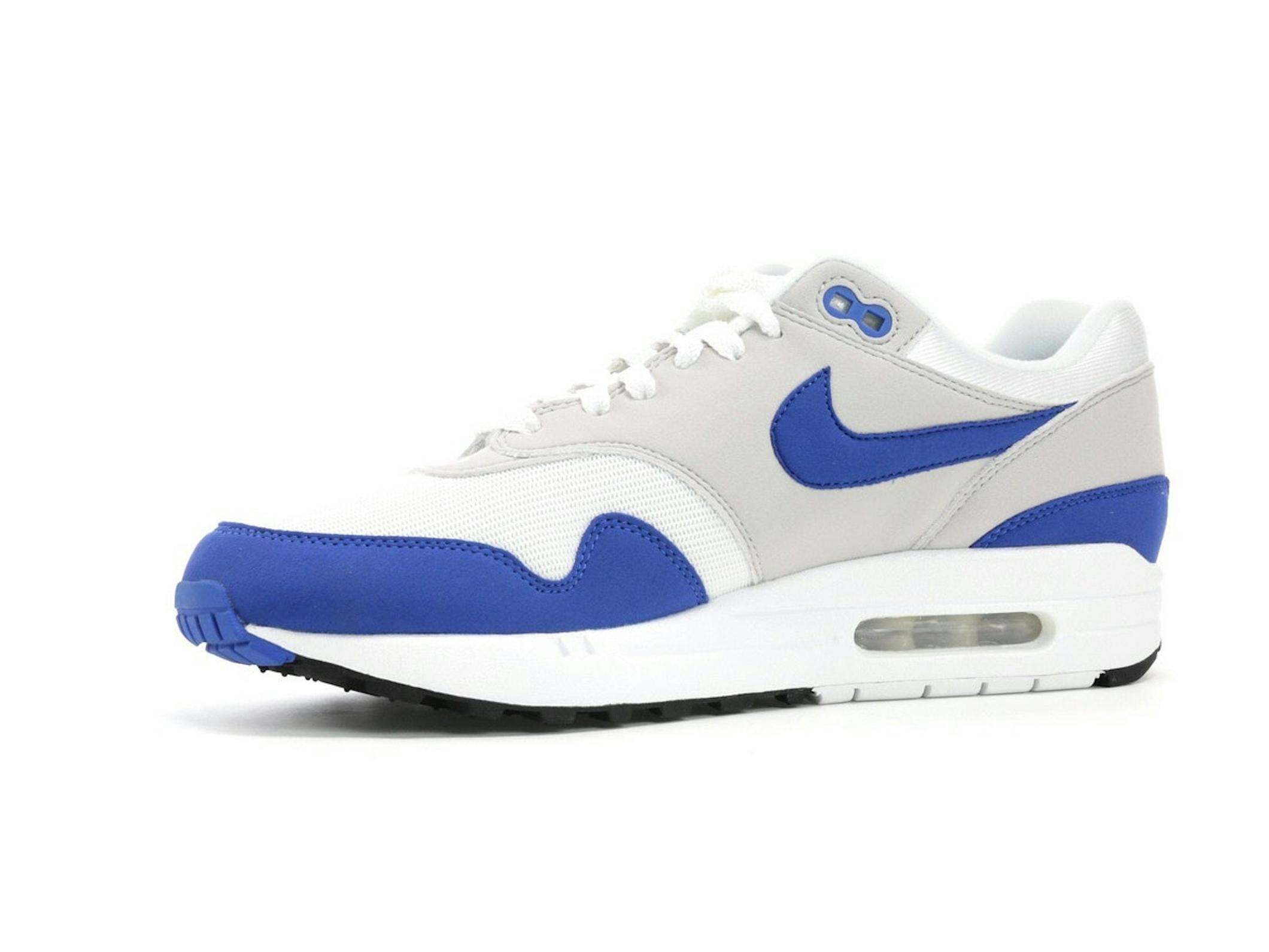 Air Max 1 Anniversary Royal 2017 Restock Mens Sneaker 908375-102 - Image 5