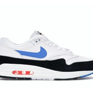 Air Max 1 White Photo Blue Black AH8145-112 Sneakers