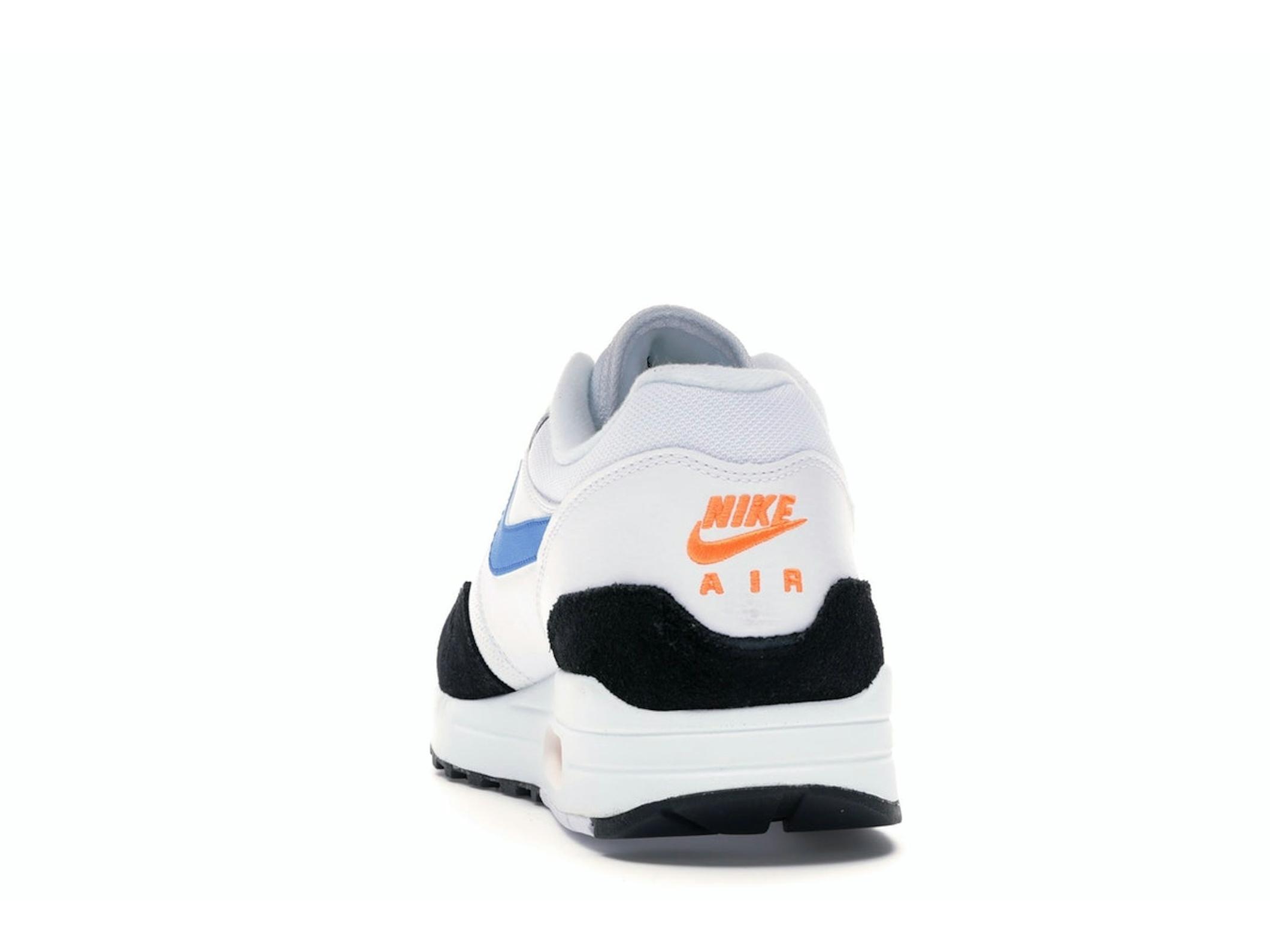 Air Max 1 White Photo Blue Black AH8145-112 Sneakers - Image 7