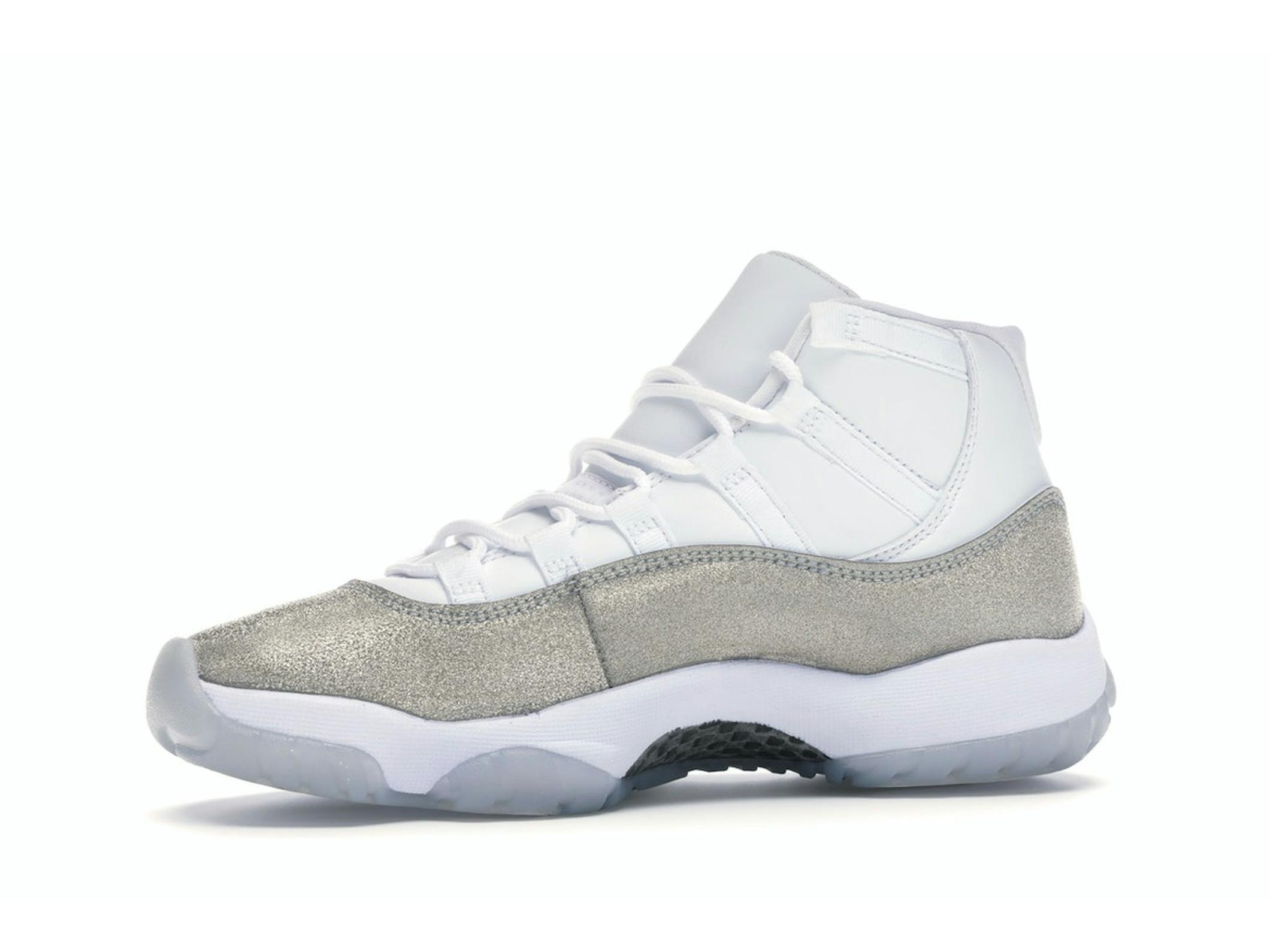 Jordan 11 Retro White Metallic Silver Womens AR0715-100 - Image 5