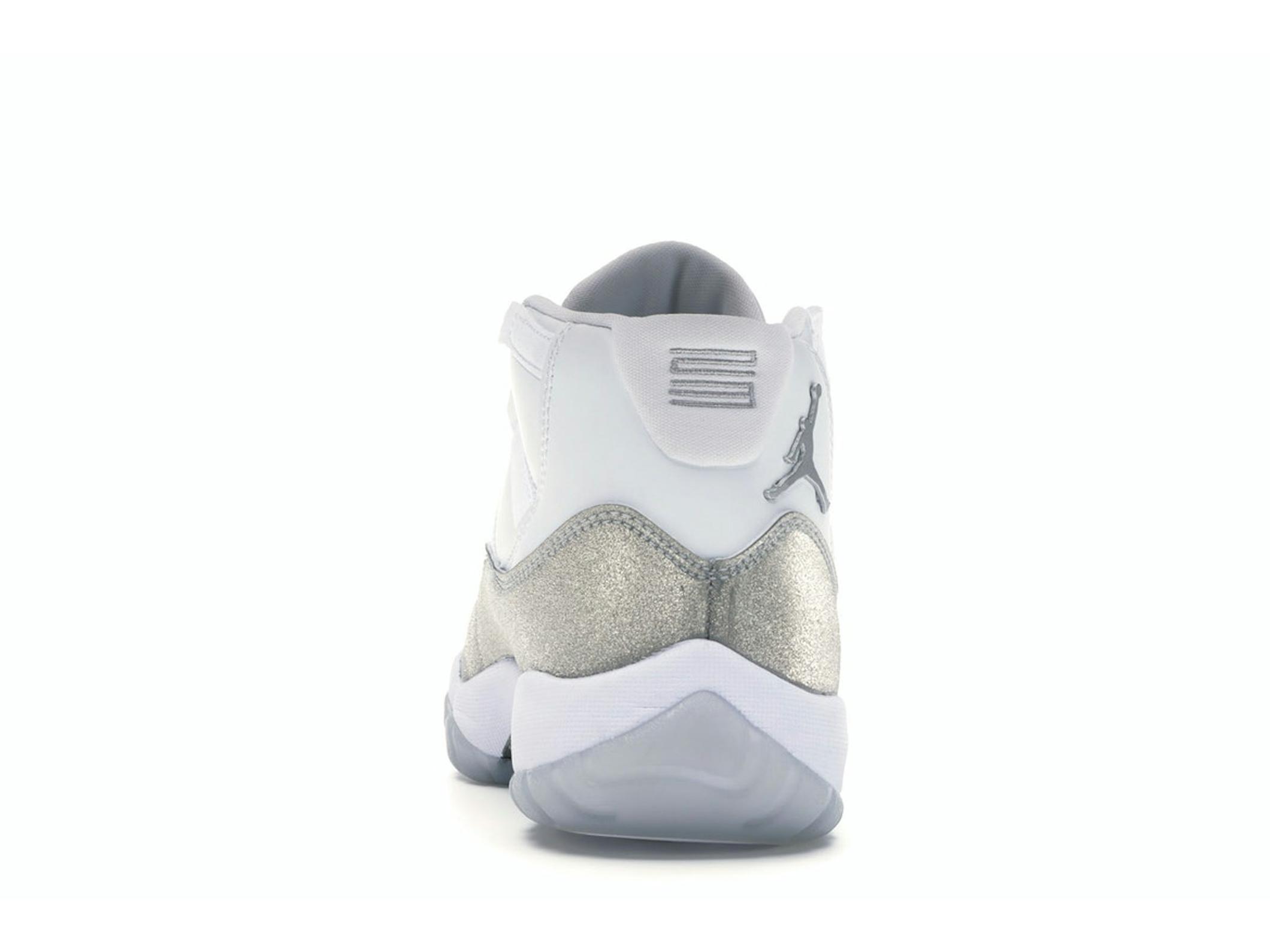 Jordan 11 Retro White Metallic Silver Womens AR0715-100 - Image 7