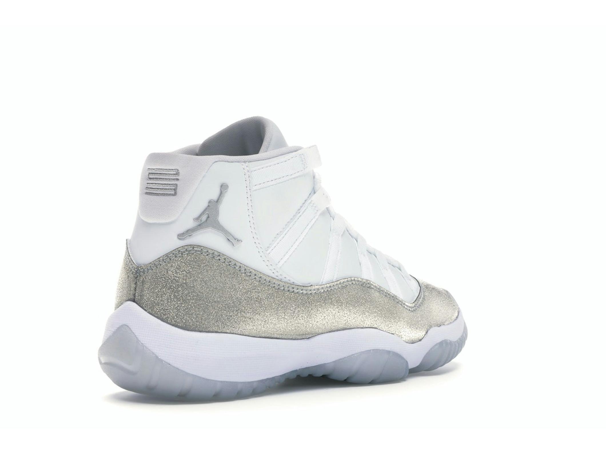 Jordan 11 Retro White Metallic Silver Womens AR0715-100 - Image 8