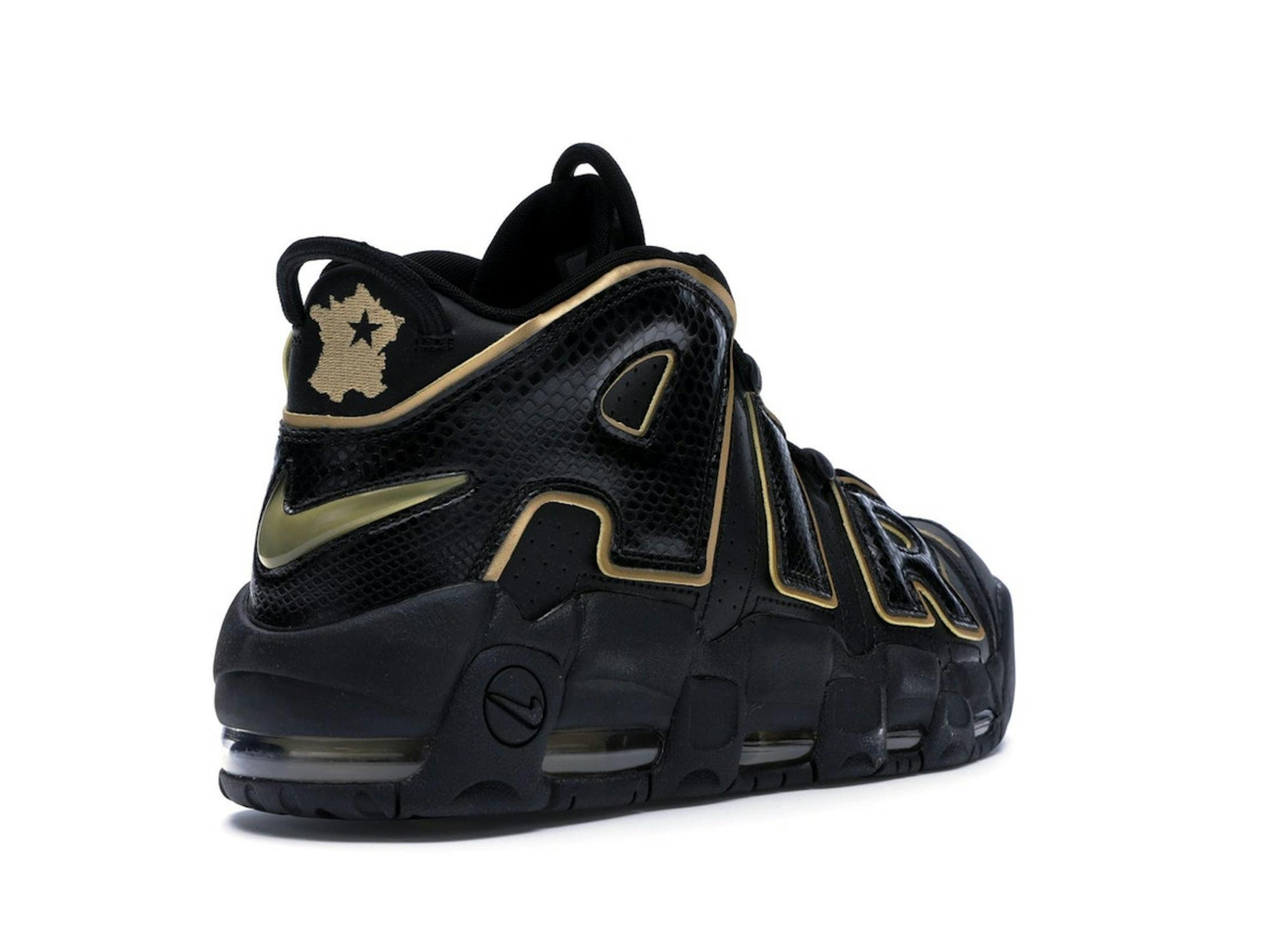 Air More Uptempo 96 France Black Gold AV3810-001 - Image 8