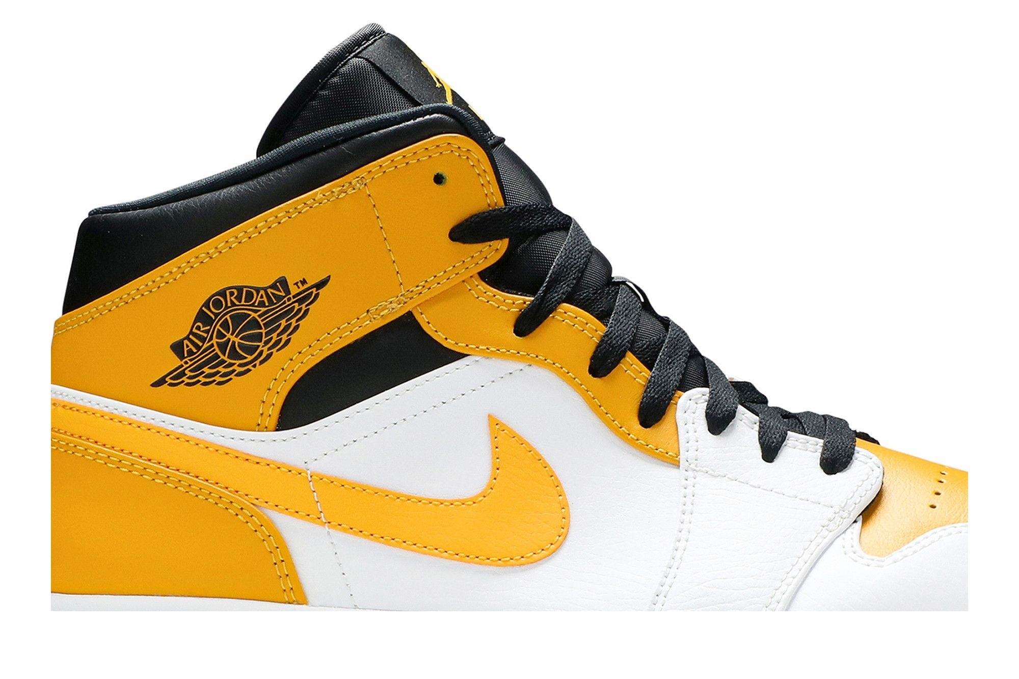 Air Jordan 1 Mid University Gold Sneakers – 554724-170 - Image 2